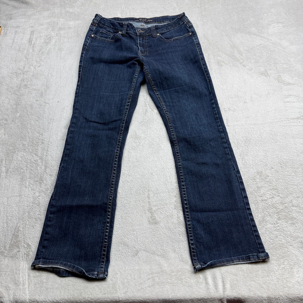Cowgirl Tuff Co Bootcut Jeans Women's 31x33 Dark Wash Stretch Denim Just Tuff